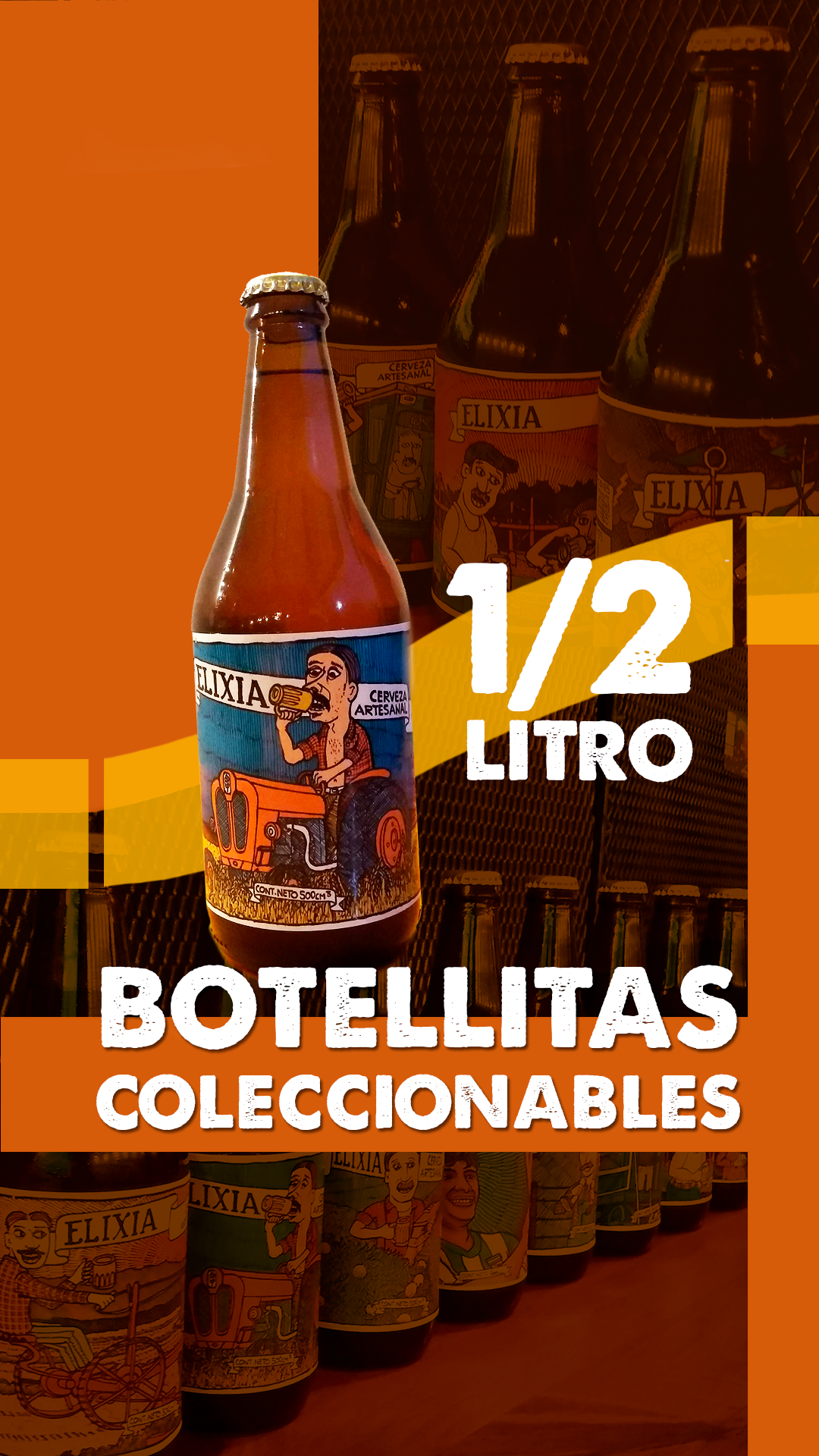 Botellitas Coleccionables - 1/2 Litro